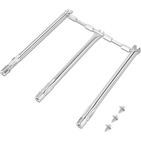 Brûleur en acier inoxydable 69787 45,3 cm pour Weber Spirit 300 Series, Spirit E310 S310 E320 S320 E330 S330 (avec boutons avant) pour Weber Spirit II//LX 310, pièces de rechange pour barbecue (1/5)