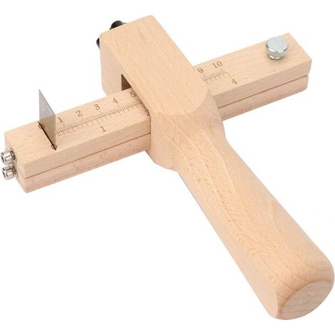 Verstellbare Schneidemaschine für Lederriemen und Holzleisten