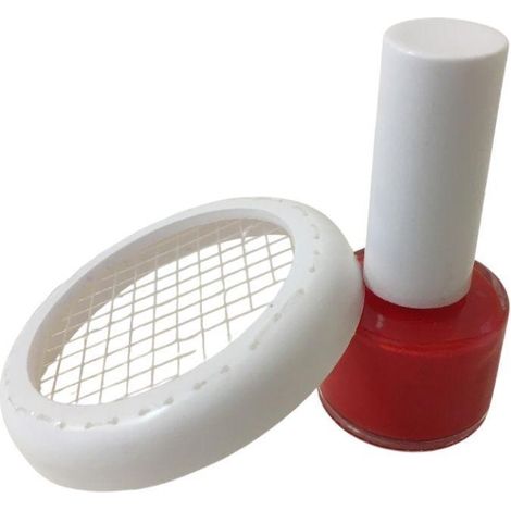 Marca regine – 1 flacone di colore con retina fermaregina rosso 4cc