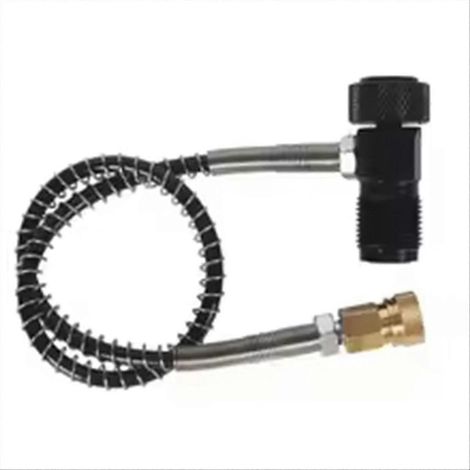 Adaptateur de remplissage pour bouteille de plongée (filetage G5/8) – Conversion grande bouteille vers petite bouteille (1/5)