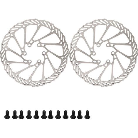 20242 Disques de frein pour vélo, légers, à dissipation thermique rapide, en acier haute dureté, pour VTT, 160 mm / 6,3 pouces (1/5)