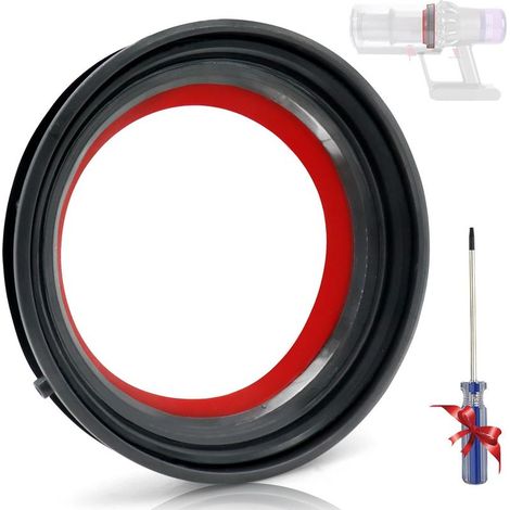 Anillo de sellado para Dyson V10, Anillo de sellado fijo de repuesto para Dyson V10, Anillo de sellado fijo en la parte superior del contenedor de polvo para aspiradora Dyson V10 (1/5)