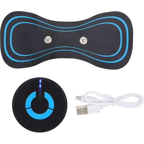 Mini masseur cervical patches EMS - Stimulation musculaire rechargeable - Soulagement douleurs (1/4)