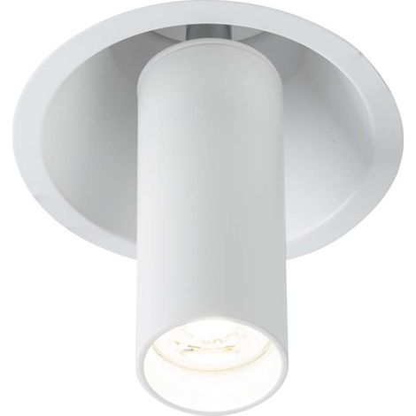 Faretto incasso tondo bianco orientabile GU10 4W Shilo (1/2)