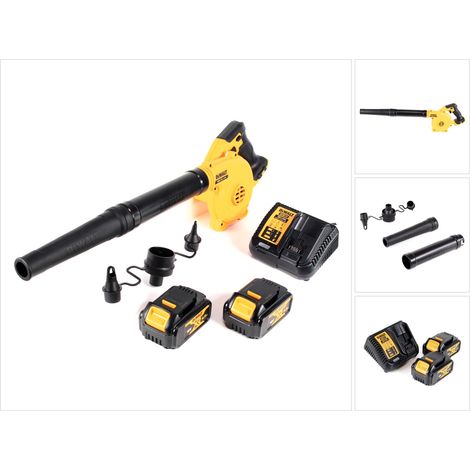 DeWalt DCV 100 M2 Souffleur / Souffleuse à feuilles 18 V + 2 x DCB 182 batterie 4,0 Ah + chargeur DCB 115 (1/5)
