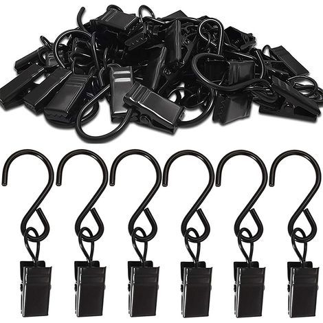 Confezione da 20 ganci per asta per tende. (1/5)