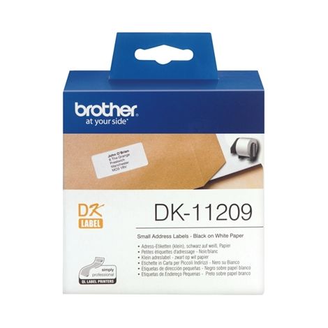 Etiquetas para Impresora Brother DK-11209 (62 x 29 mm)