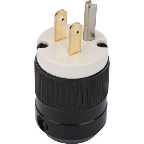 3-poliger wasserdichter Industriestecker 15 A 125 V (1/5)