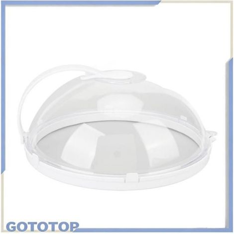Couvercle Anti Éclaboussures - Micro-ondes - Diamètre 26 Cm Hauteur 11 Cm - En Polycarbonate - Pour Chauffage Micro-ondes - 1 Pièce (1/5)