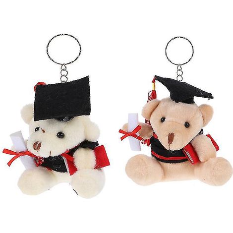 Lot de 2 peluches ours de fin d'études (1/3)