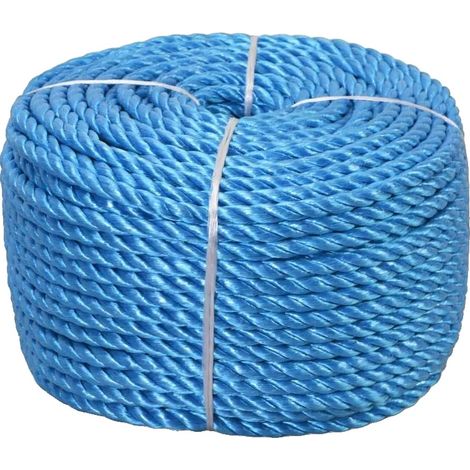 Polypropylen-Seil, 14 mm Durchmesser, 100 m Länge, Blau (1/2)