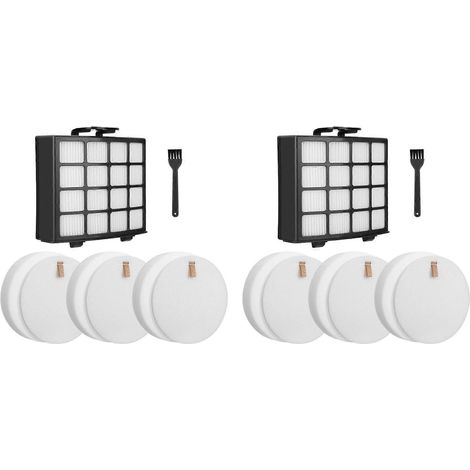 Lot de 2 filtres de rechange pour aspirateur vertical Shark Vertex DuoClean PowerFin AZ2000, AZ2000W, AZ2002, référence XFFKAZ2000 (1/5)