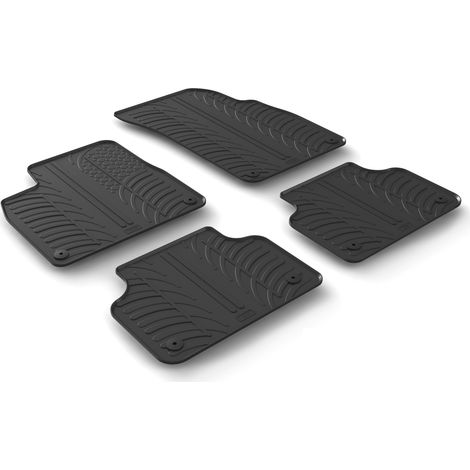Set tappeti su misura in gomma - compatibile per  Audi Q7 (06/1503/24) -  Audi Q8 (09/1808/23) -  Lamborghini Urus (06/1808/24) -  Audi Q8 (09/23) -  Audi Q7 (04/24) -  Lamborghini Urus (09/24)