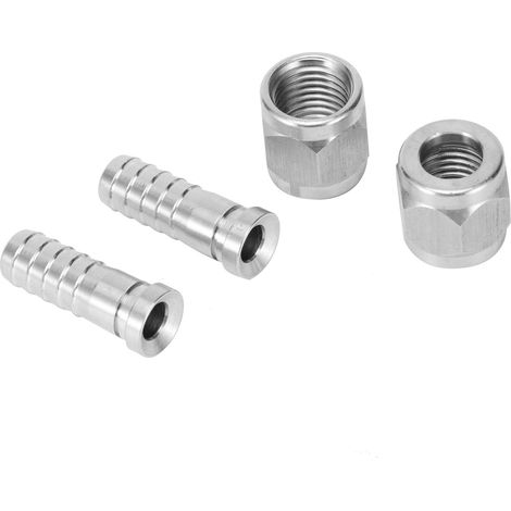 Lot de 2 connecteurs à embout cannelé en acier inoxydable de 8 mm (1/4 po et 5/16 po) pour raccords à bille et à goupille de verrouillage pour brassage amateur (1/5)