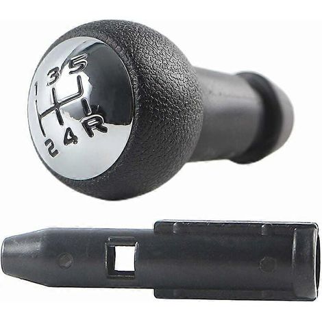 Pommeau de levier de vitesse + cône pour Peugeot 106 206 306 406 806 107 207 307 407 607 807 108 208 308 408 508 3008 (1/4)