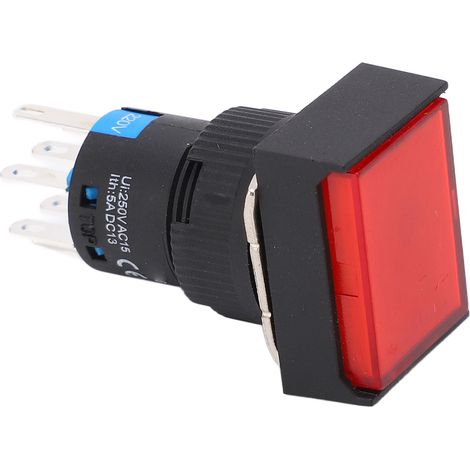 25 Industrietaster mit ABS-Gehäuse und Kontrollleuchte für elektromagnetische Starter, 220 V AC. (1/5)