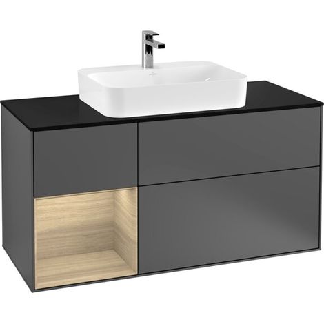 Villeroy & Boch G412PCGK Meuble sous-lavabo Finion G41 (1/2)