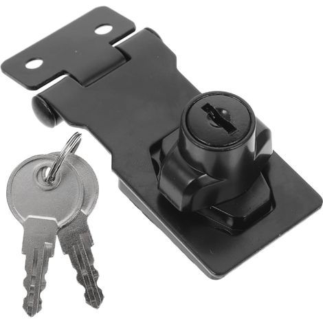 Verrou de sécurité pour portes et meubles, loquet en alliage de zinc (1/5)