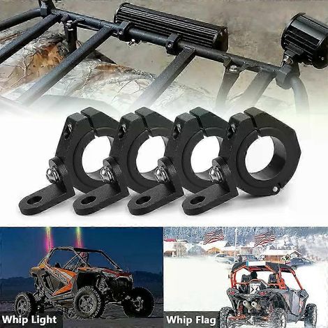 Support de fixation pour phare antibrouillard de moto avec arceau de sécurité de 1,5"/1,65"/1,75"/1,85"/2" (4 pièces) (1/5)