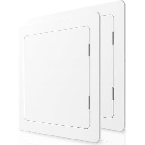 Porte d'inspection 150 x 150 mm, résistant, porte en ABS pour entretien compteur d'eau, gaz, compteur électrique, fixation facile (1/5)