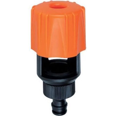 Connecteur De Tuyau D'arrosage - ABS TPR - Universel Pour Robinets Ronds Et Carrés Intérieur Extérieur - 11,5 x 5,5 x 5,5 cm - 1 Pièce