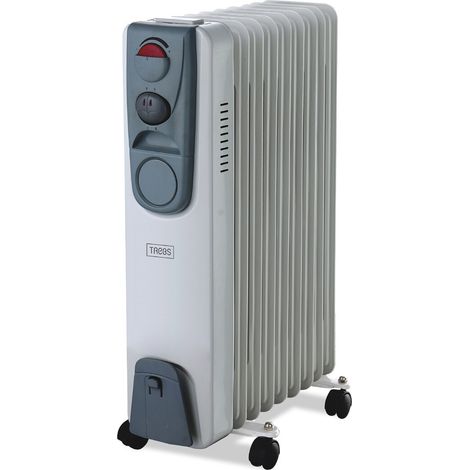 Elektrischer Heizkörper trebs 99405 2000W einstellbares Thermostat Sicherheit