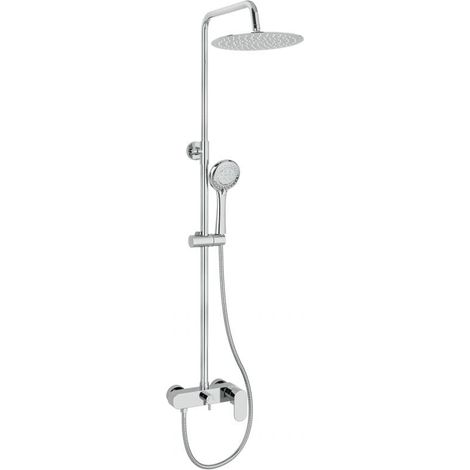 Columna de ducha monomando BATUMI Ø 20cm Cromado (1/2)