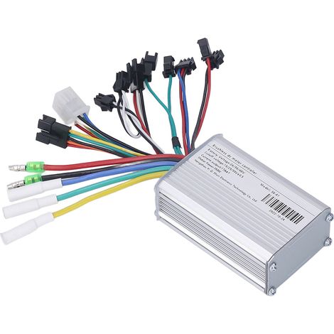 Contrôleur de moteur 24V 36V 48V 350W avec écran LCD et accélérateur au pouce, adapté aux pièces de réparation de vélos/scooters électriques. (1/5)