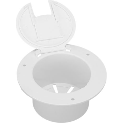 Boîtier de dérivation étanche pour bateau, yacht, camping-car, couvercle rond, passe-fils, résistant aux UV, blanc, accessoire nautique (1/5)
