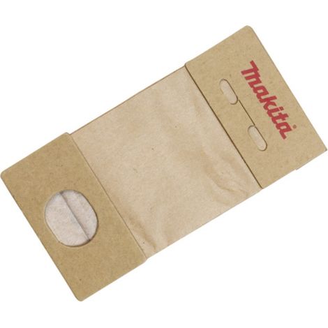 Makita Staubsack Papier, 5 Stk., für Faust-Schwingschleifer BO4555, BO4565