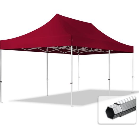 3x6 m Faltpavillon PROFESSIONAL Alu 40mm, rot (1/5)