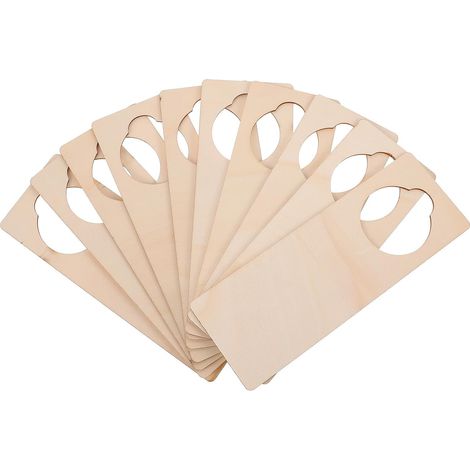 10 Pièces Panneau pour Accrocher en Bois Vierges, Couleur Kaki, Décoration Maison Personnalisable, Ne Se Fissure Pas, Usage Quotidien, Chambre Salon Bureau (1/5)