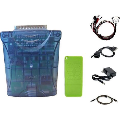 SM2 Pro+ J2534 VCI Steuergeräteprogrammiergerät mit Steuergeräte-Lese-/Schreib-Dongle V1.20-67, Tischgerät zum Flashen von EEPROMs, US-Stecker