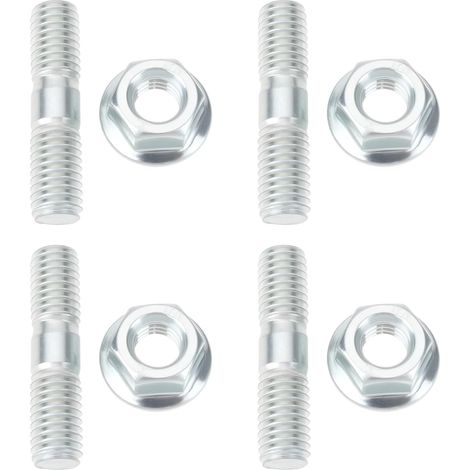 Kit de 4 écrous Et Goujons D'échappement M8x35mm pour Quad (92900-08022-0B) Compatible avec 300EX 350 420 Et 500. (1/5)