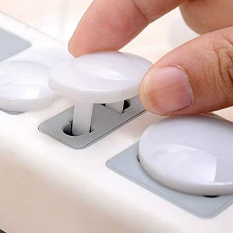 Retail 12-piece set of socket protectors, child-proof socket safety plugs, and power protection plugs (1/5)