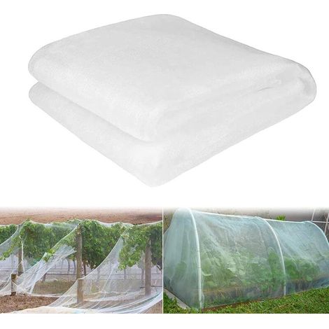 SABIR Filet de protaction Anti-inseetes,62.5m Filet Anti-Insectes pour légumes,Filets pour Jardin en Maille Fine pour Jardin, Serre, Plantes, Fruits, Fleurs, Cultures Repousse-pesticides (1/5)