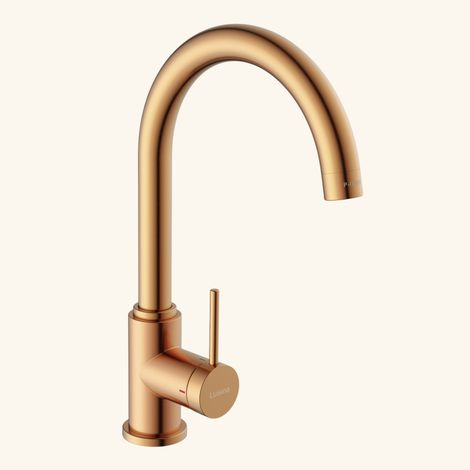 Robinet cuisine Luisina bec pivotant cuivre RAPHAEL (1/5)