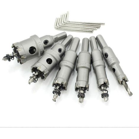 Alésoir en acier inoxydable 6 pièces 14-30 mm TCT Alésoir en carbure cémenté-- (1/5)