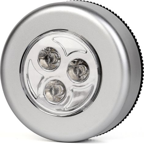 Confezione da 4 faretti LED adesivi per illuminazione aggiuntiva - Bianco (1/5)