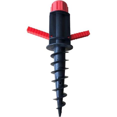 Anclaje para sombrilla de playa, base de soporte enchufable para sombrillas de exterior y de playa. (1/4)