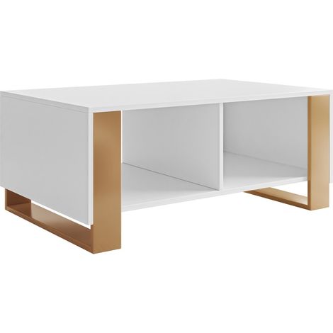 Table basse Comfivo Vestora 102 , 40x60x95cm, Diamètre: 0, Stratifié, Angulaire (1/4)