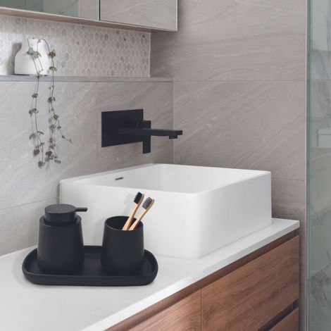 DISPENSER SAPONE IN CERAMICA MAONIE- Nero Opaco- SPIRE- pezzi 1 (1/3)