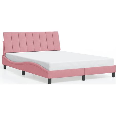 Maison Exclusive - Giroletto senza Materasso Hanko Rosa 120x200 cm in Velluto (1/5)