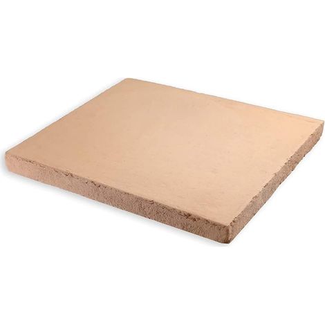 Biscotto di Casapulla Pietra Refrattaria per Pizza Forno Fornace Sorbo Made in Italy (L33xP35xH2cm) (1/2)
