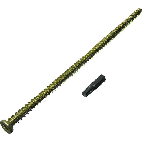 One Stop DIY Lot de 12 vis pour cadre de porte et fenêtre 7,5 mm 92 mm + embout Torx