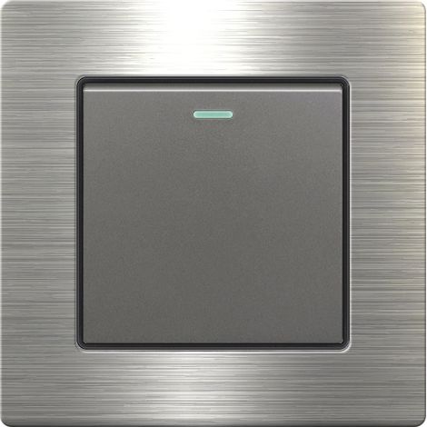 bouton-poussoir sonnette porte Tonalité (Interrupteur à commande unique ouvert) 3pcsInterrupteur Acier inoxydable argent