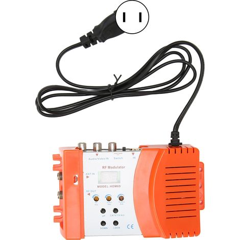 Modulateur RF numérique PAL NTSC HDMI AV vers convertisseur RF pour téléviseur domestique 90-240V AC prise US (1/5)
