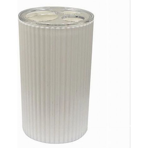 Porte-gobelet Accessoire De Verre Pour Ameublement à Rayures Blanches 3 Trous 79162 (1/5)