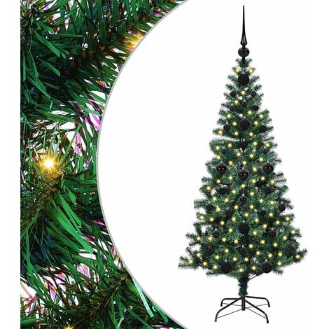 Árbol de Navidad Artificial Preiluminado Verde 120 cm vidaXL