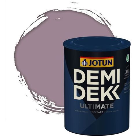 Peinture Bois - DEMI DEKK ULTIMATE - Satinée - RAL 4009 - 0,75L - Violet Pastel (1/2)